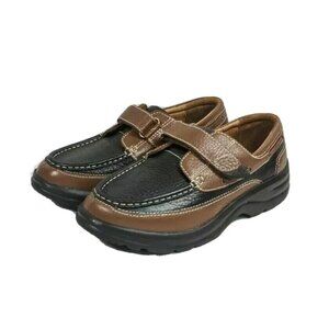Dr Comfort Wave Casual Loafers Women's Size 6 Wide Black Brown Leather
